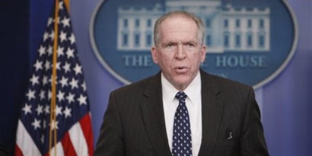 White House counterterrorism adviser John Brennan speaks to reporters in the White House Jan. 7. (AP Photo)