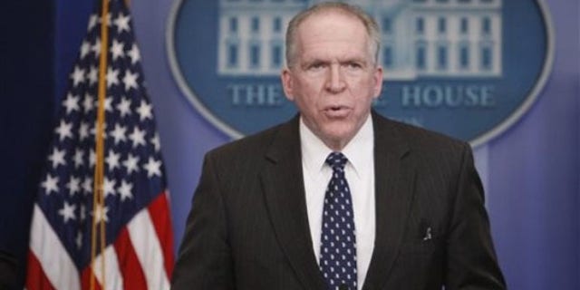 White House counterterrorism adviser John Brennan speaks to reporters in the White House Jan. 7. (AP Photo)