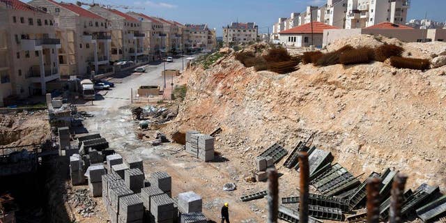 This March 14, 2011 file photo shows a general view of a construction site in the West Bank Jewish settlement of Modiin Illit.