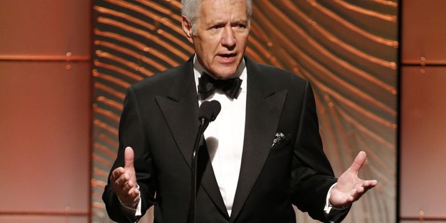 "Jeopardy" host Alex Trebek.