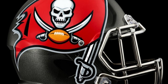 This image provided by the Tampa Bay Buccaneers shows the new team helmet logo which was unveiled Thursday, Feb. 20, 2014, in Tampa, Fla. (AP Photo/Tampa Bay Buccaneers)