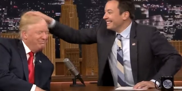 Late-night host Jimmy Fallon got int trouble for his controversial 2016 hair ruffle interview with Donald Trump.