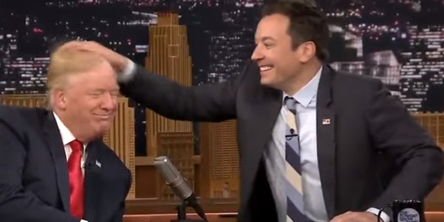 andquot;Tonight Showandquot; host Jimmy Fallon says he regrets ruffling Donald Trump's hair during the 2016 election.