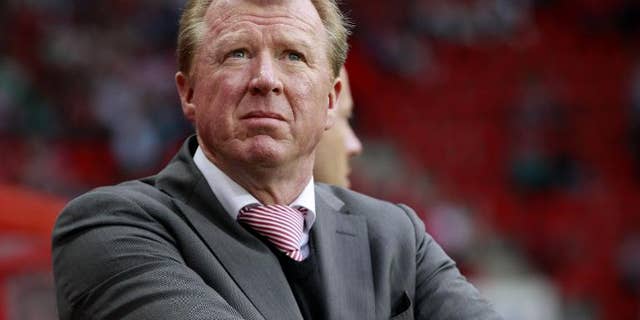 Then Twente Enschede coach Steve McClaren pictured during a Dutch League match in Enschede on February 2, 2012