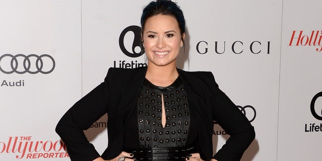 Demi Lovato on December 11, 2013 in Beverly Hills, California.