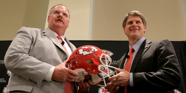 Clark Hunt talked about his faith in 2019. (AP Photo/Charlie Riedel)