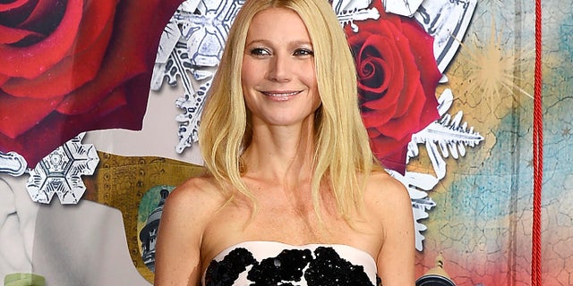 Gwyneth Paltrow launches the Printemps Christmas Decorations Inauguration at Printemps Haussmann on November 7, 2013 in Paris, France.