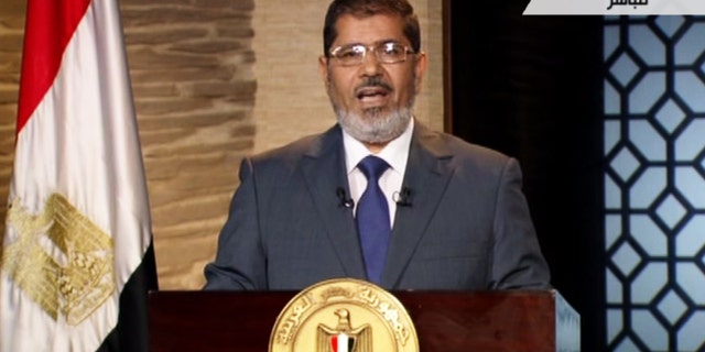 Ousted Egyptian President Mohammed Morsi