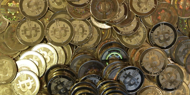 Bitcoin tokens in Sandy, Utah.