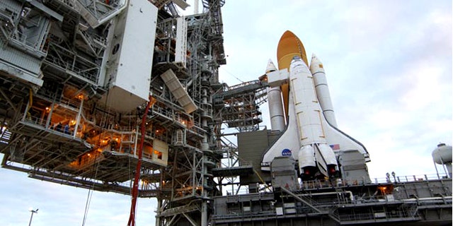 Space shuttle Discovery is prepared for its final launch into space, which is scheduled for Nov. 1, 2010 from the Kennedy Space Center in Cape Canaveral, Fla.