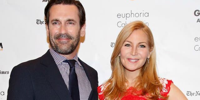 Jon Hamm and his now ex-partner Jennifer Westfeldt.