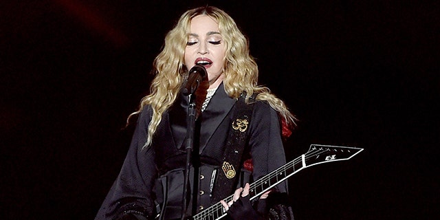 January 2016. Madonna in concert.