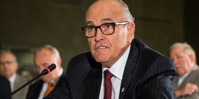 The former mayor of New York City, Trump lawyer Rudy Giuliani.