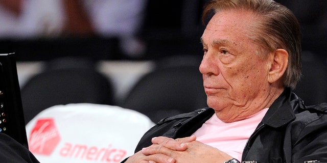 FILE: Los Angeles Clippers team owner Donald Sterling watches his team play in Los Angeles.