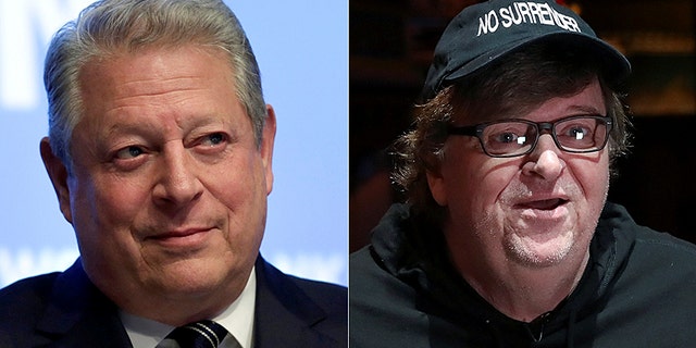 Al Gore and Michael Moore