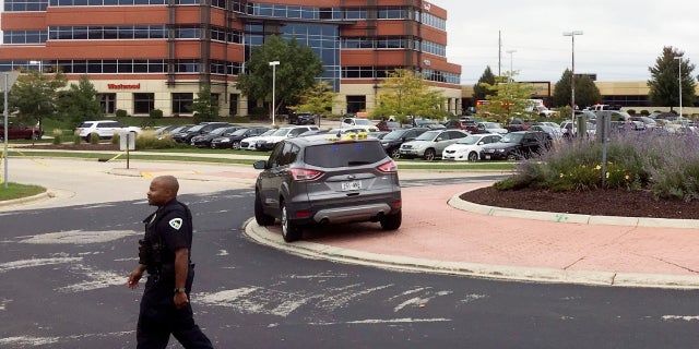 Three people were shot at a software company in Middleton, Wisconsin, on Wednesday, September 19, 2018.