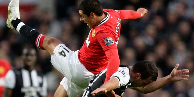 Javier Hernandez, or "Chicharito, of Manchester United.