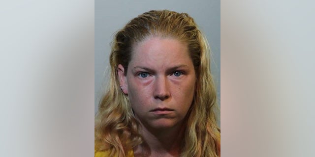 Casey Dyan Keller, 33, was charged with child neglect with great bodily harm, police said.