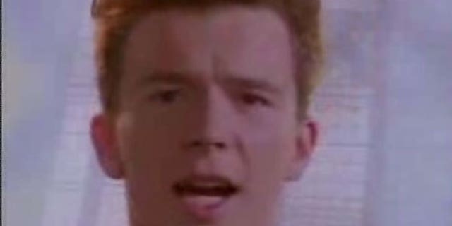 Rick Astley from the video for "Never Gonna Give You Up," made famous by the RickRoll.