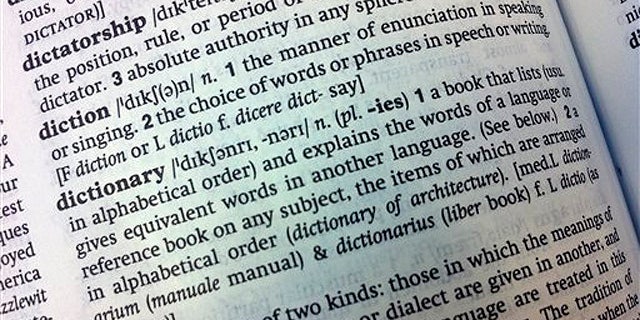 Aug. 29:  An entry in the Oxford English Dictionary, defining a dictionary. It's been in print for over a century, but in future the Oxford English Dictionary -- the authoritative guide to the English language -- may only be available to peruse online.