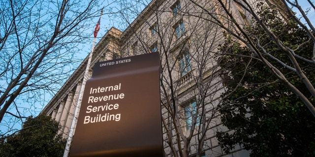 FILE- April 13, 2014: The Internal Revenue Service Headquarters (IRS) building is seen in Washington.