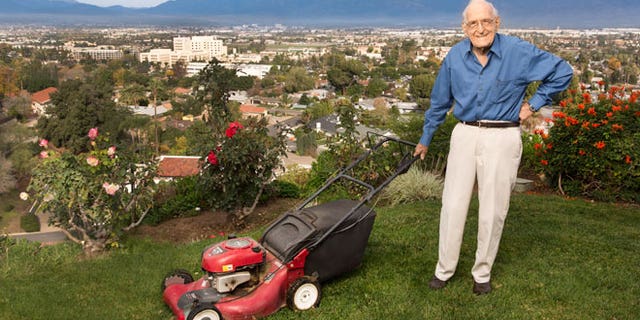 Dr. Ellsworth Wareham, 100, a celebrated heart surgeon, still mows his lawn and trims his bushes. He credits his longevity in large part to his vegan diet, which he adopted midlife.