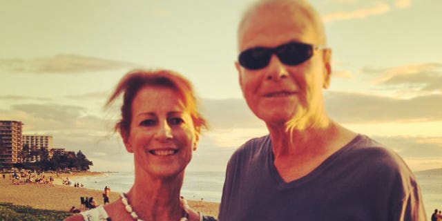 Noreen vacationing with her father, Fred Friend