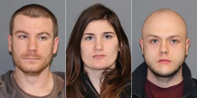 Gregory Rottjer, Jennifer Hannum and Matthew Dorso face charges for throwing a person off a bridge in Connecticut.