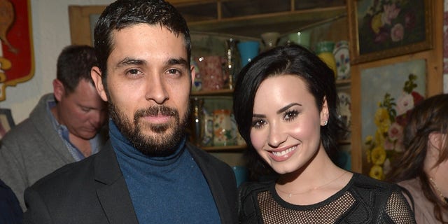 Wilmer Valderrama and Demi Lovato on January 20, 2015 in Los Angeles, United States.
