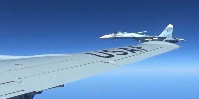 A Russian jet came within a few feet of a U.S. Air Force reconnaissance jet over the Baltic Sea on June 19, 2017.
