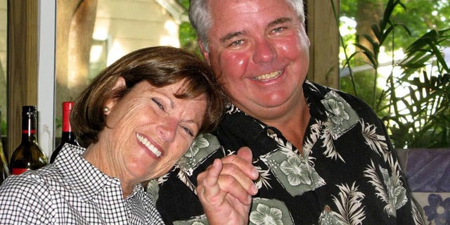 This undated photo provided by Julia Dwyer on Saturday, Jan. 7, 2017 shows her friends, Ann Andres and her husband, Terry, of Virginia Beach, Va. Terry, 62, was killed in the shooting at the Fort Lauderdale-Hollywood International Airport on Friday, Jan. 6, 2017.