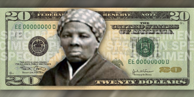 An artist's interpretation showing how an image of Harriet Tubman, the abolitionist of the era of the American Civil War, could appear on a $ 20 bill. (Fox News)