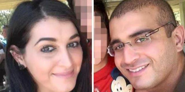 Noor Zahi Salman, (l.), and Mateen went to Disney World with their toddler son, where they aroused suspicion.