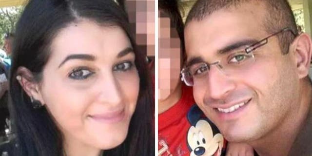 Noor Zahi Salman, (l.), and Mateen went to Disney World with their toddler son, where they aroused suspicion.