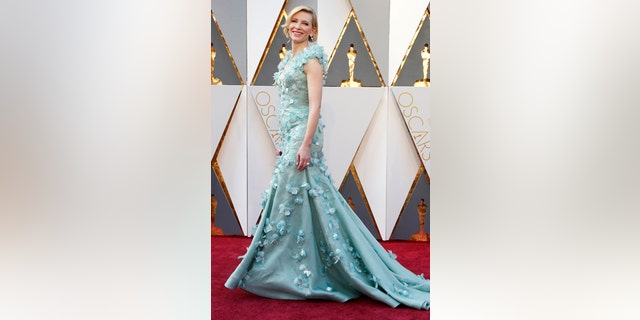 Cate Blanchett, nominated for Best Actress for her role in "Carol," arrives at the 88th Academy Awards in Hollywood, California February 28, 2016.
