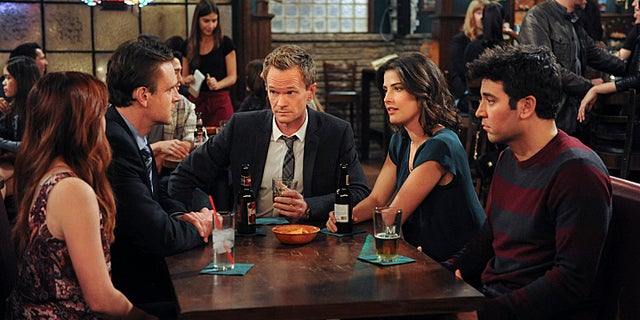 Slapsgiving #3: Slappointment in Slapmarra âÃÂàIn an attempt to deliver a devastating final slap to Barney, Marshall explains how he mastered the Slap of A Million Exploding Suns. Pictured: Alyson Hannigan as Lily, Jason Segel as Marshall, Neil Patrick Harris as Barney, Cobie Smulders as Robin, Josh Radnor as Ted, . Photo: Ron P. Jaffe/Fox ÃÂé 2013 Fox Television. All rights reserved