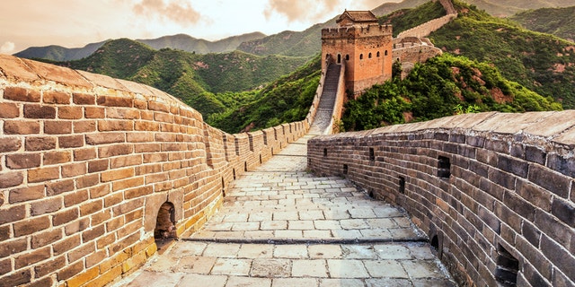 The Great Wall of China tops the list
