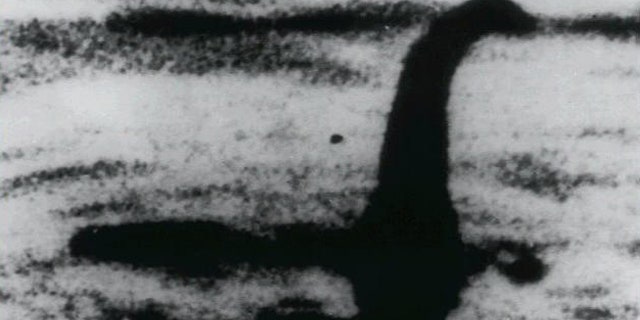 Unproven photo of the "Loch Ness Monster"