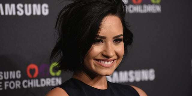 Demi Lovato at Hammerstein Ballroom on September 17, 2015 in New York City.