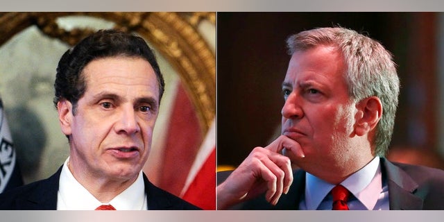 Despite both being Democrats, New York Gov. Andrew Cuomo, left, and New York City Mayor Bill de Blasio often fail to see eye to eye.