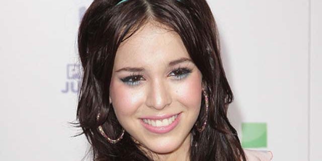 July 21, 2011: Danna Paola arrives at Univision's 8th Annual Premios Juventud Awards at Bank United Center in Miami, Fla.