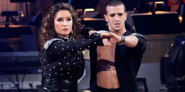 Bristol Palin and her partner Mark Ballas perform on 'Dancing with the Stars,' in Los Angeles.