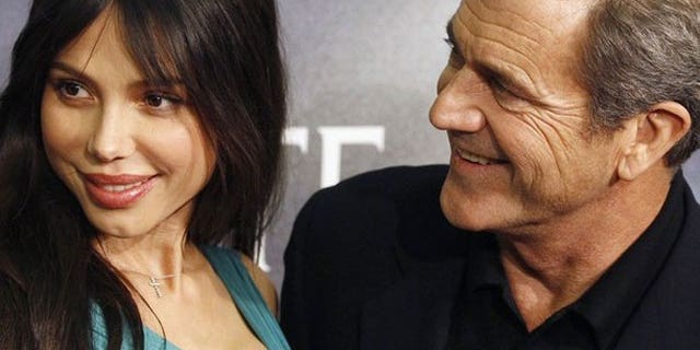 Oksana Grigorieva and Mel Gibson in happier times in 2009.