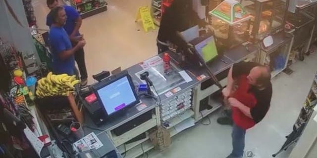 Image from surveillance camera footage at 7-Eleven off in Maryland. (Frederick News Post)
