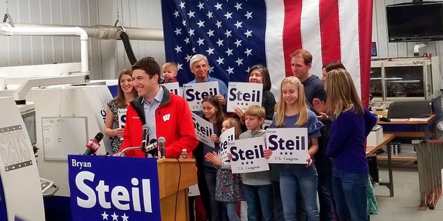 Bryan Steil, a former driver for Paul Ryan, won the GOP nomination to succeed him in Congress on Tuesday.