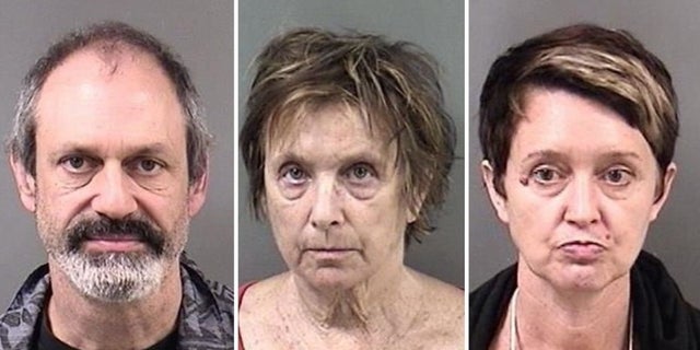 Berkeley Police announced the arrests on Sunday of three protesters on weapon possession charges: (left to right) Jason Wallach, 41, Kate Brenner, 69, and Kristen Edith Koster, 50.