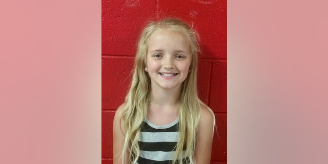 Carlie Marie Trentd is seen in an undated photoprovided by  the Tennessee Bureau of Investigation via the Rogersville Police Department. 9-year-old Carlie Marie Trent of Rogersville was reported missing on Wednesday, May 4, 2016, after a non-custodial uncle, Gary Simpson, signed her out of school under false pretenses. Carlie is described as having blonde hair and blue eyes. She is about 4-foot 8-inches tall and weighs about 75 pounds. She was last seen with Simpson.  (Tennessee Bureau of Investigation via the Rogersville Police Department via AP)