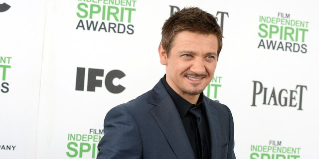 FILE - In this March 1, 2014 file photo, Jeremy Renner arrives at the 2014 Film Independent Spirit Awards, in Santa Monica, Calif.  Attorneys for Renner and his estranged wife, model Sonni Pacheco, told a Los Angeles judge on Wednesday, April 1, 2015, that the pair had settled a custody dispute over their 2-year-old daughter. Pacheco filed for divorce from the two-time Academy Award nominee in December, less than a year after their wedding. (Photo by Jordan Strauss/Invision/AP, File)