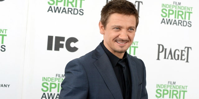 FILE - In this March 1, 2014 file photo, Jeremy Renner arrives at the 2014 Film Independent Spirit Awards, in Santa Monica, Calif. Attorneys for Renner and his estranged wife, model Sonni Pacheco, told a Los Angeles judge on Wednesday, April 1, 2015, that the pair had settled a custody dispute over their 2-year-old daughter. Pacheco filed for divorce from the two-time Academy Award nominee in December, less than a year after their wedding. (Photo by Jordan Strauss/Invision/AP, File)