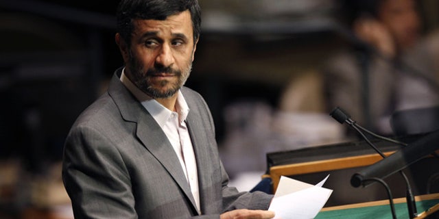 Sept. 21: Iranian President Mahmoud Ahmadinejad speaks at U.N. headquarters.